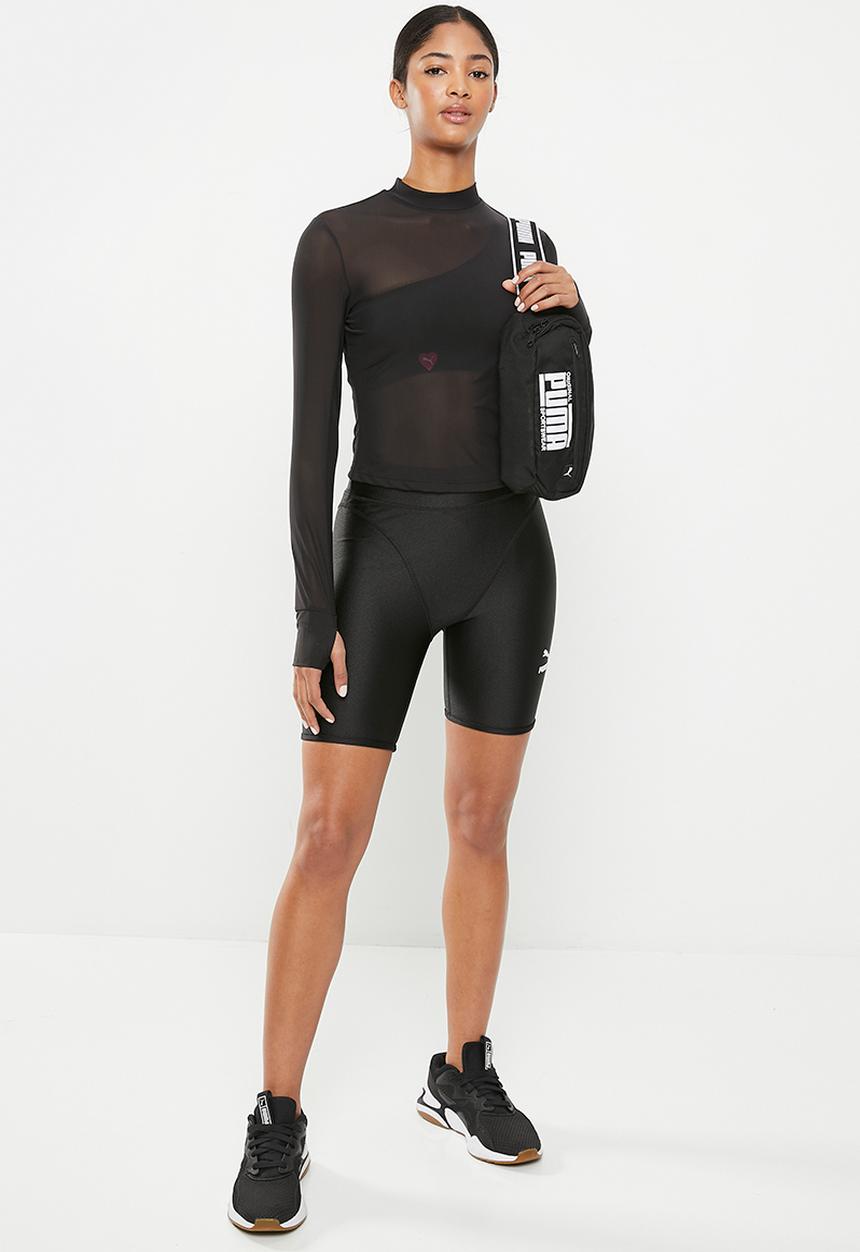 PUMA - Dare to long sleeve mock neck tee - puma black