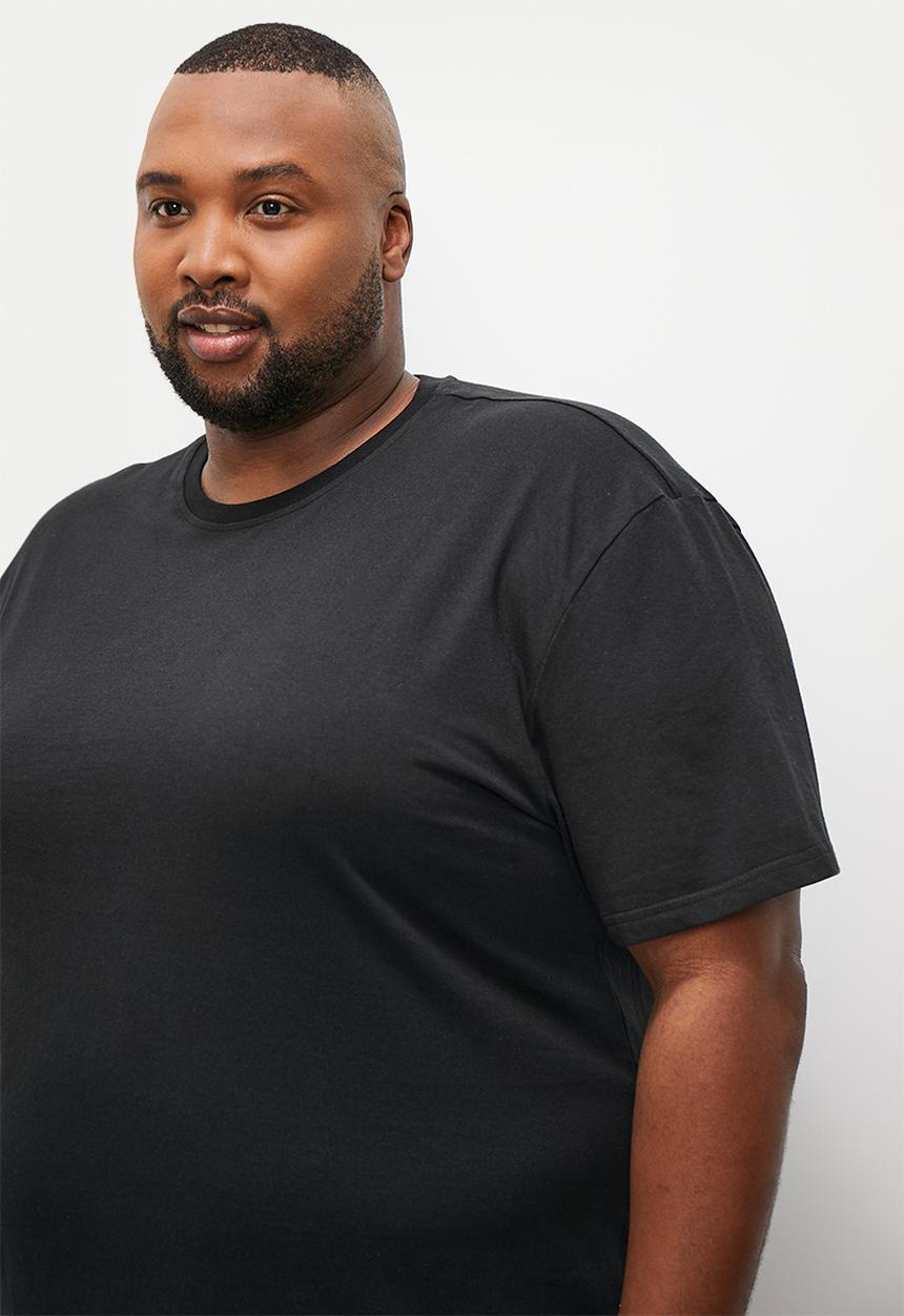 Superbalist - Nate plus BCI crew neck tee - black