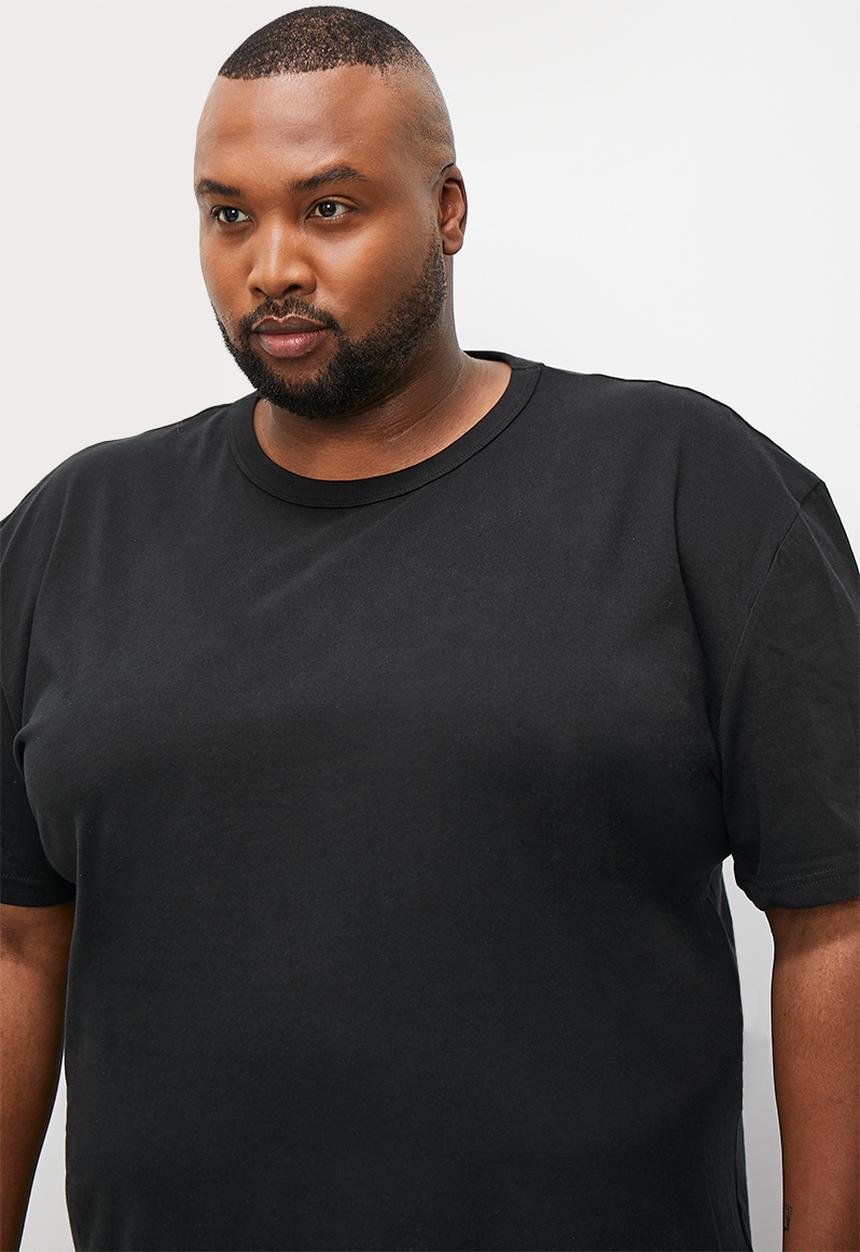 Superbalist - Aaron plus BCI relaxed fit tee - black
