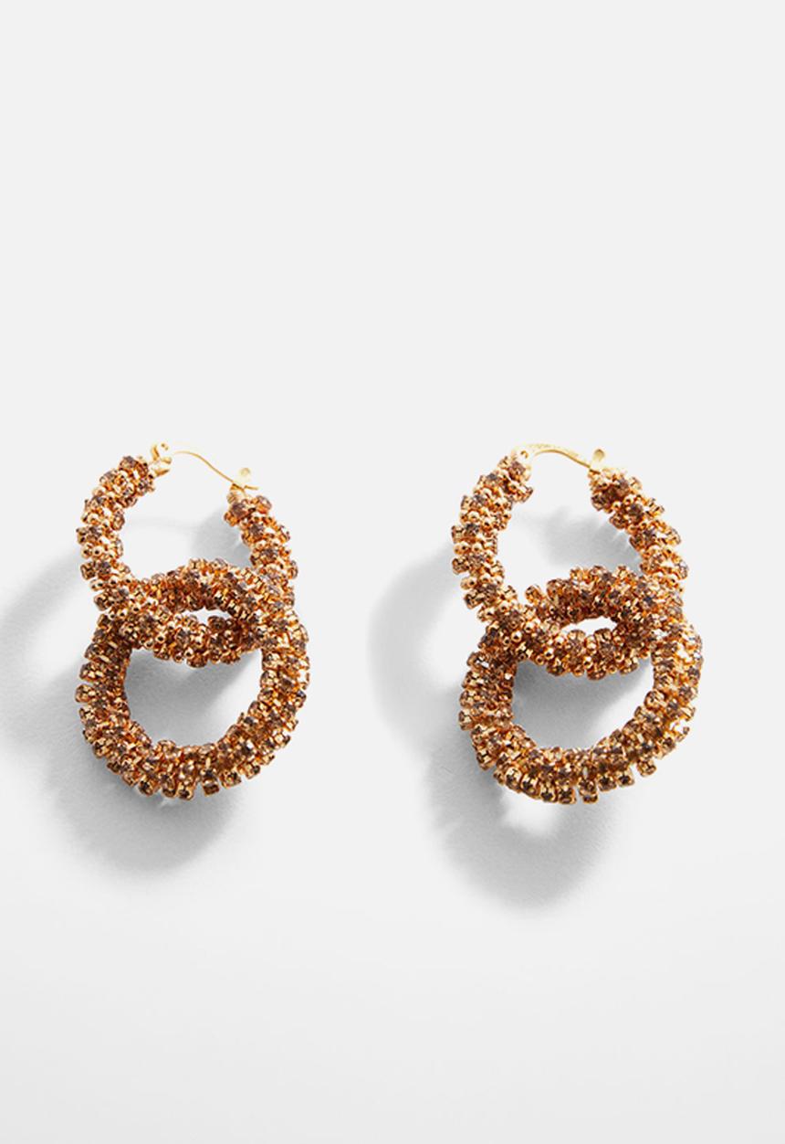 MANGO - Earrings linda - gold