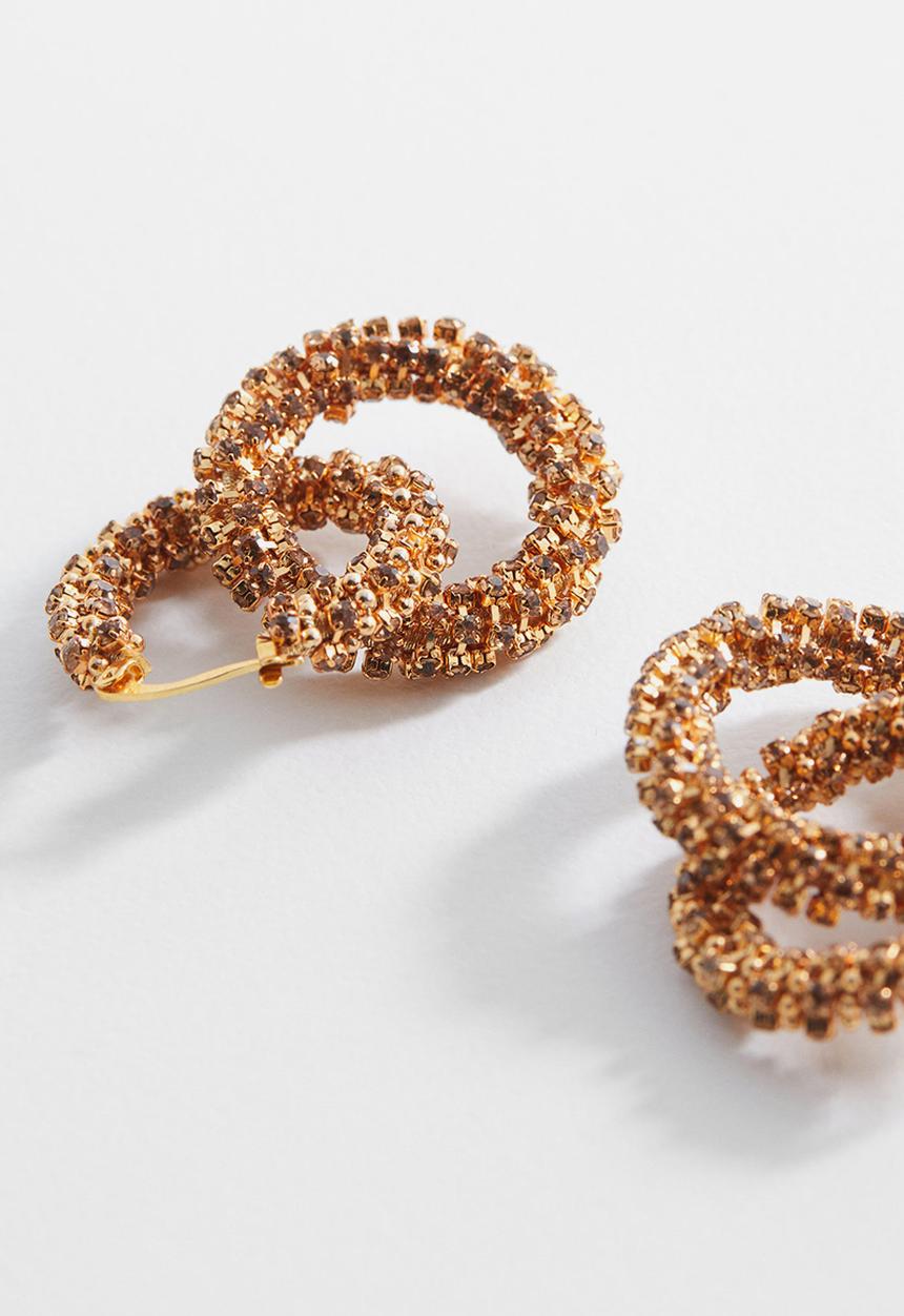 MANGO - Earrings linda - gold