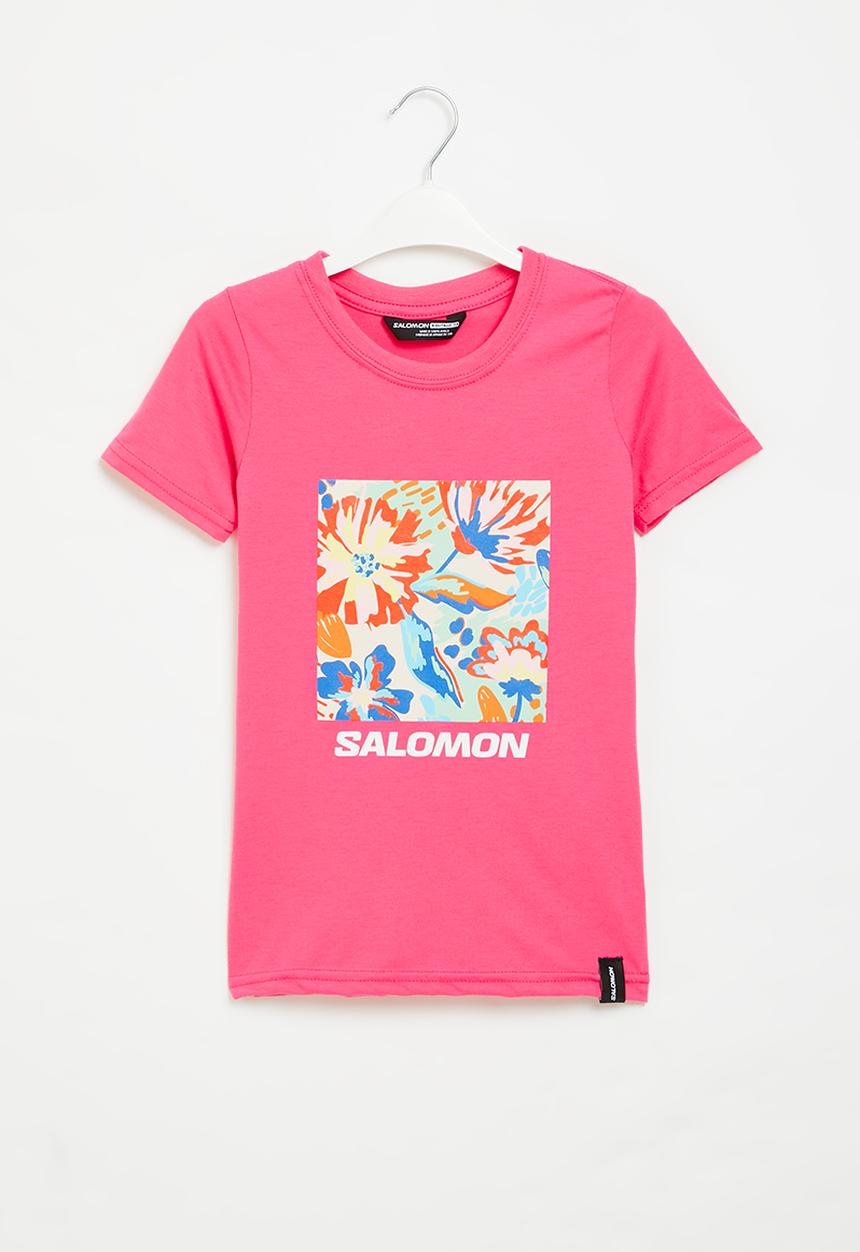 Salomon - In bloom short sleeve tee g - fandago pink