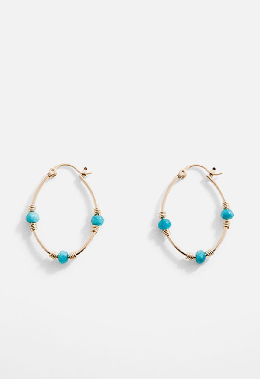 MANGO - Earrings lucia - gold
