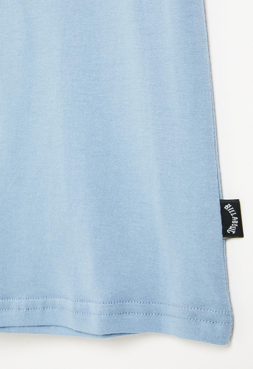 Billabong  - Pre-boys arch wave short sleeve - washed blue
