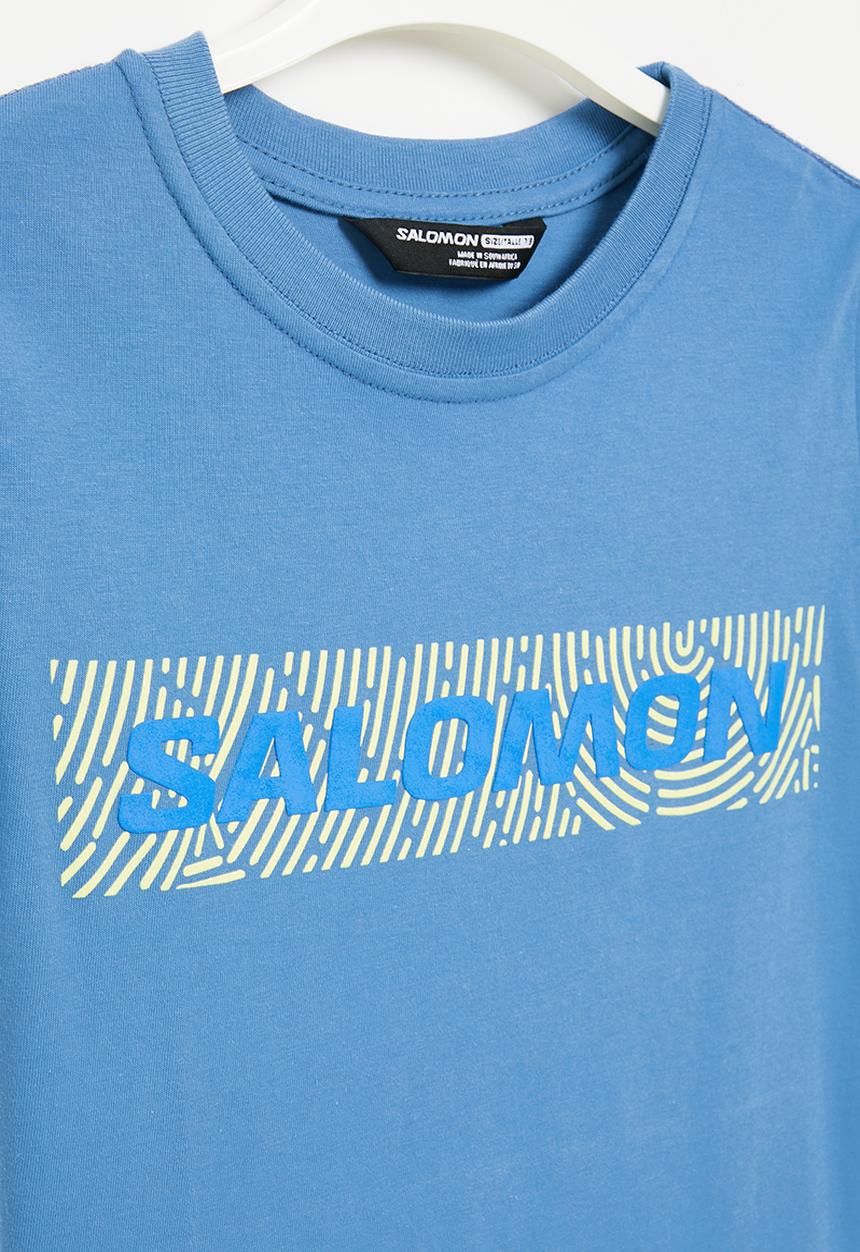 Salomon - Cracker short sleeve tee b - quiet harbour