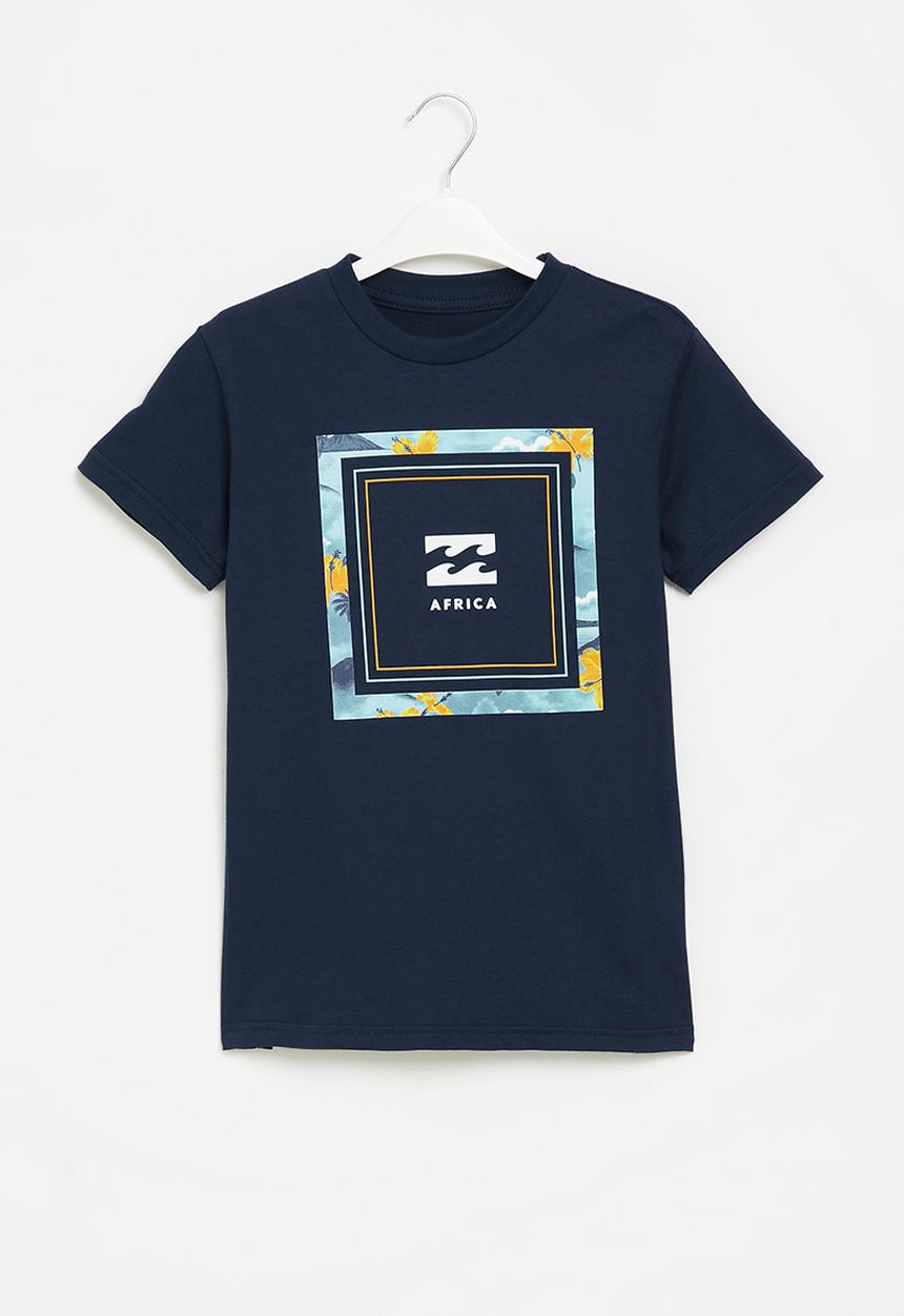 Billabong  - Boys african box short sleeve T-shirt - navy
