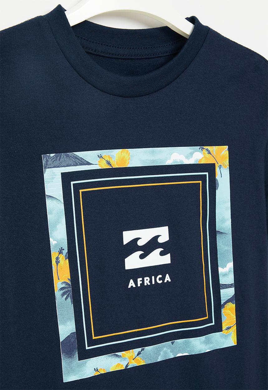 Billabong  - Boys african box short sleeve T-shirt - navy