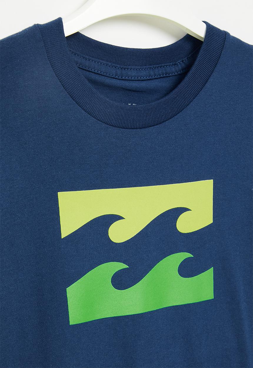 Billabong  - Pre-boys team wave short sleeve - dark blue