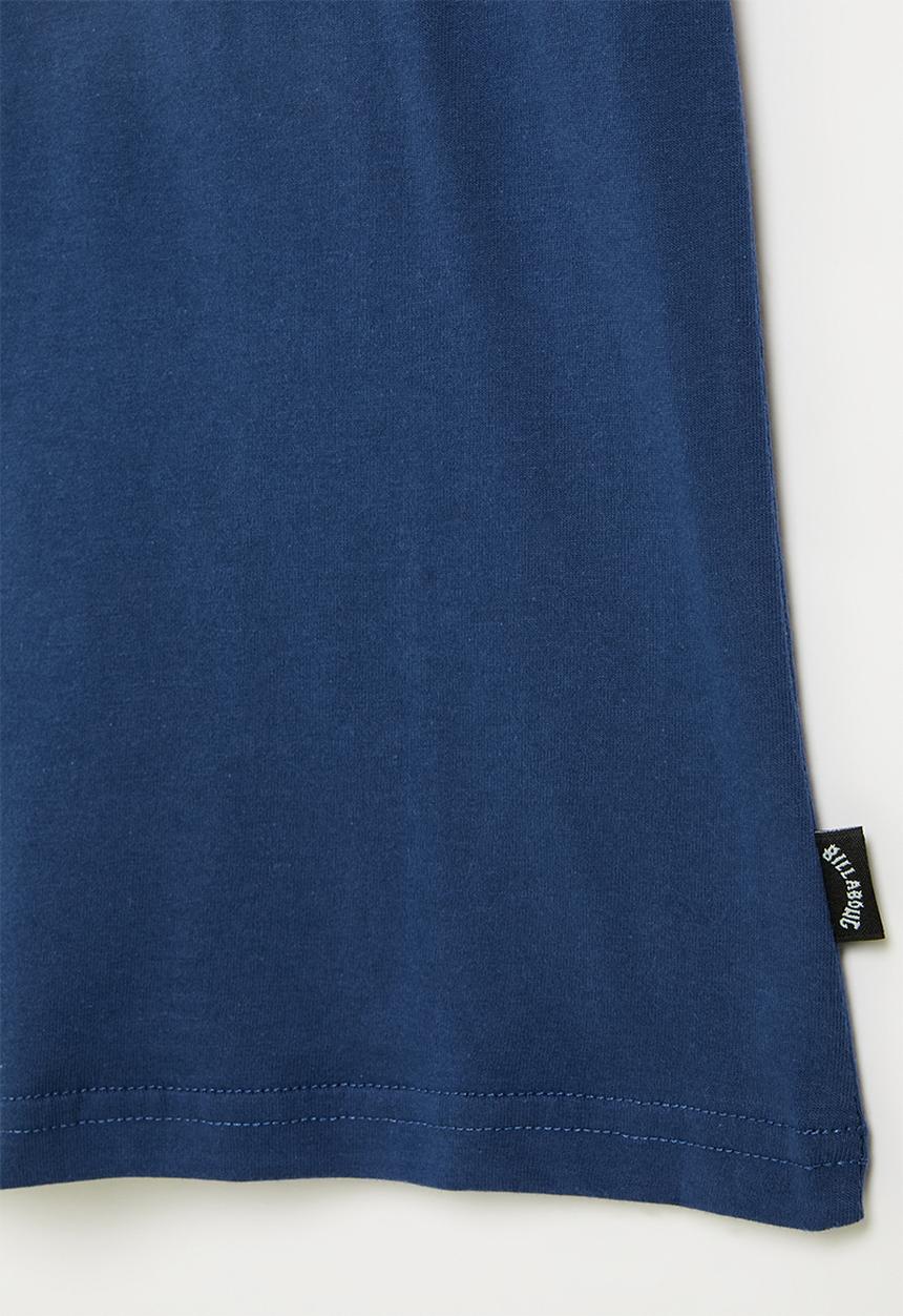 Billabong  - Pre-boys team wave short sleeve - dark blue