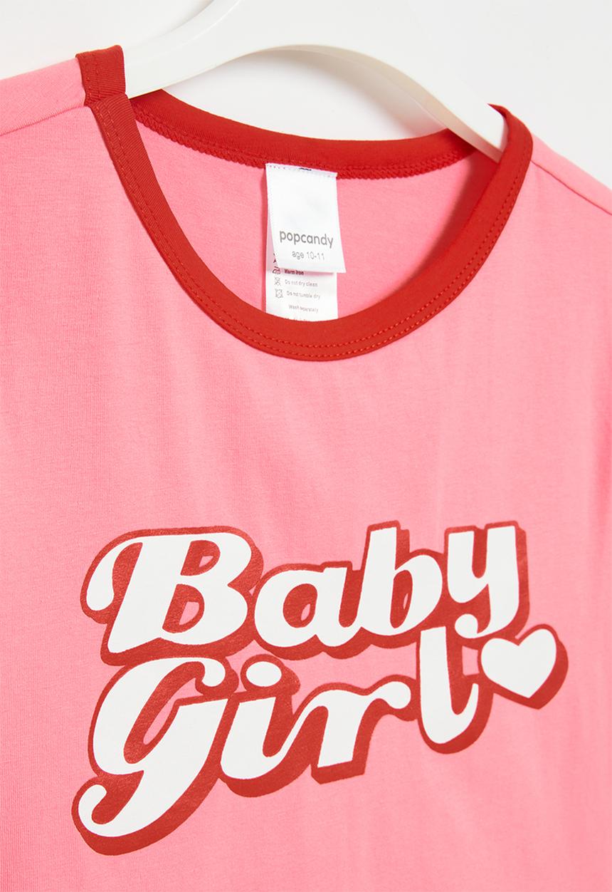 Pop Candy - Girls cropped tee - pink