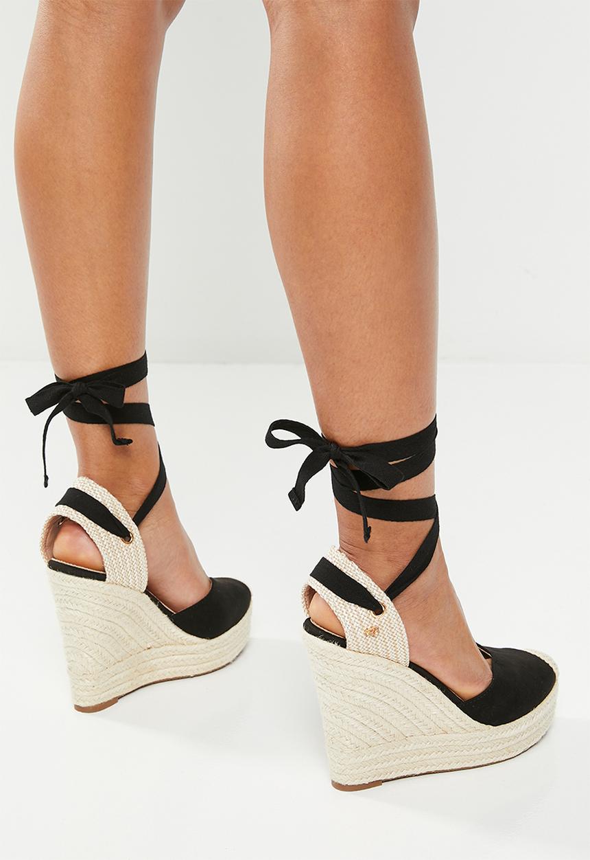 Miss Black - Moniker 2 Wedge Heel - Black