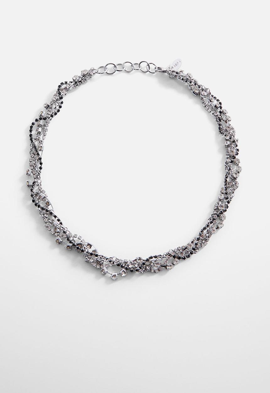 MANGO - Necklace lujan - silver