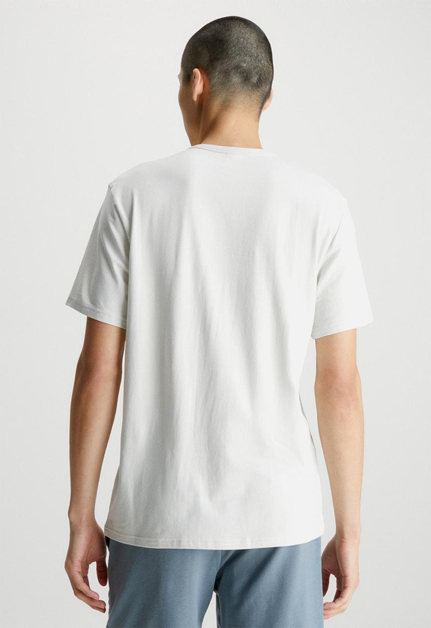 Calvin Klein - S/s crew neck - silver birch