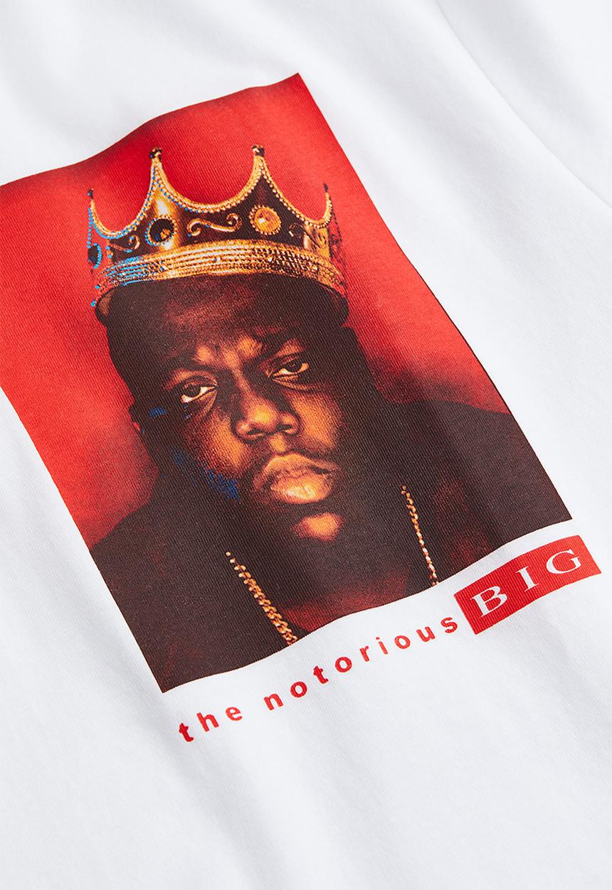 H&M - Regular fit t-shirt - white/the notorious b.i.g. 