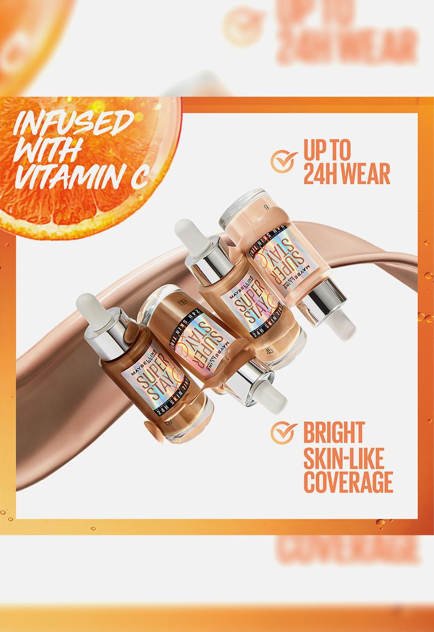 Maybelline - SuperStay Skin Tint with Vitamin C Vegan Formula 20