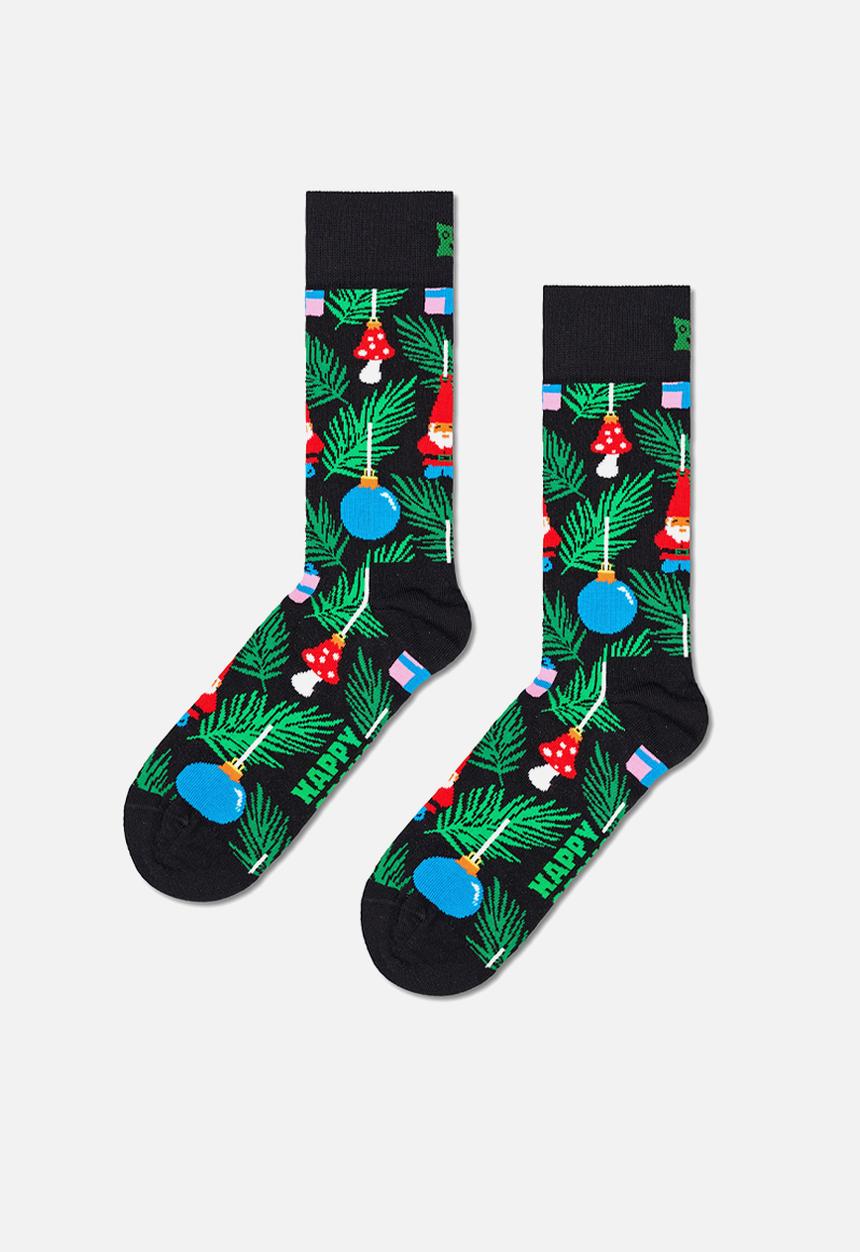 Happy Socks - 3-pack x-mas stocking socks gift set - navy/red/black
