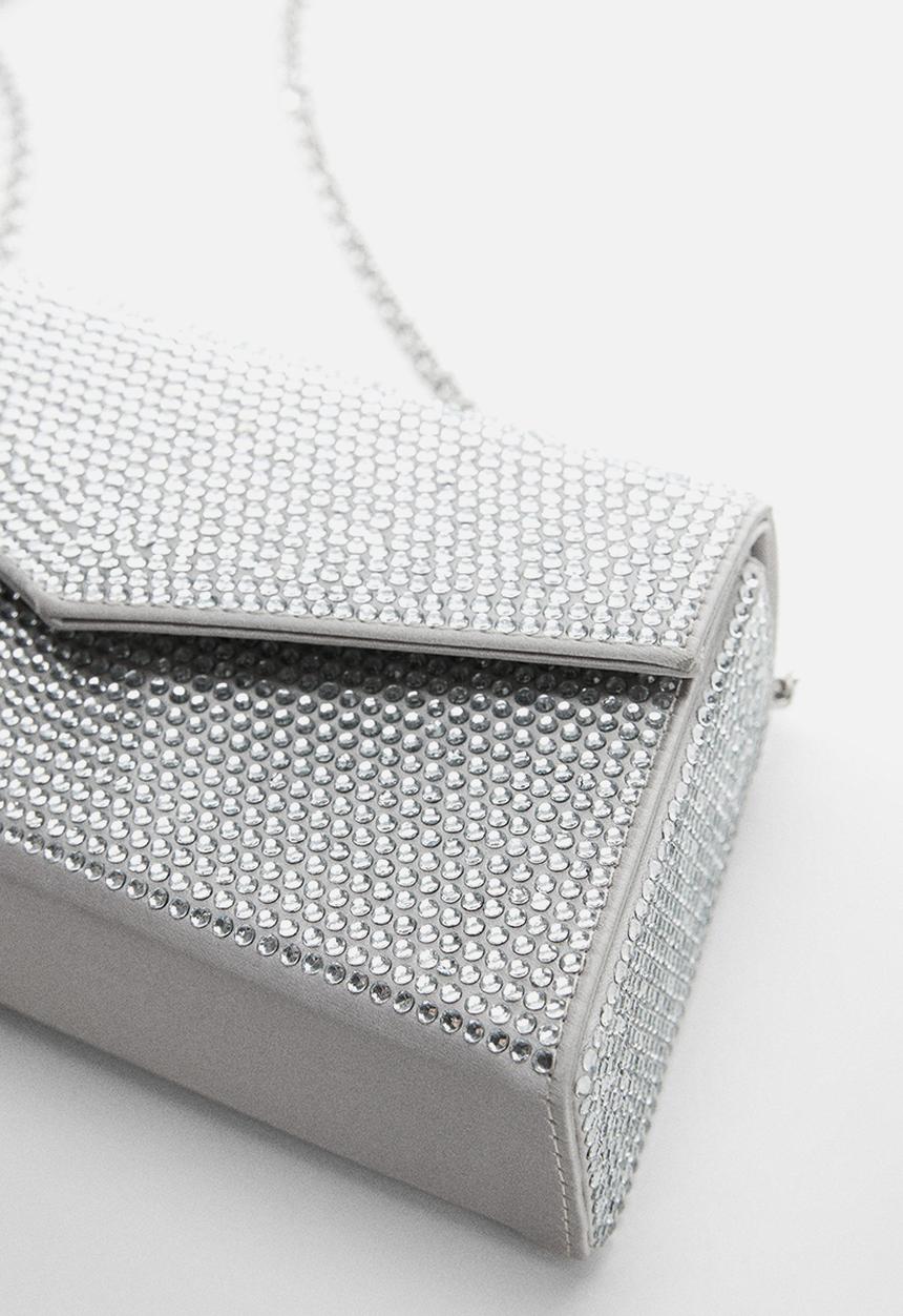 MANGO - Bag block - silver