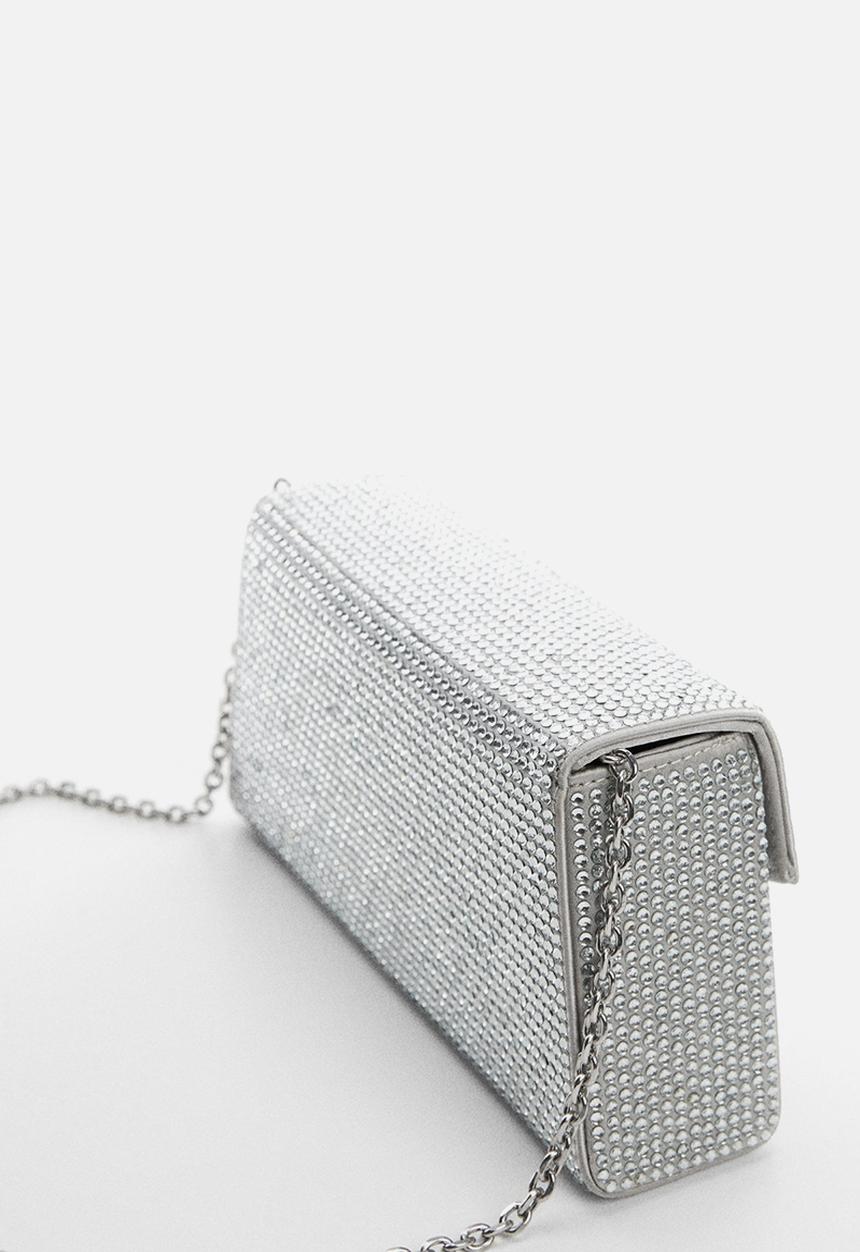 MANGO - Bag block - silver
