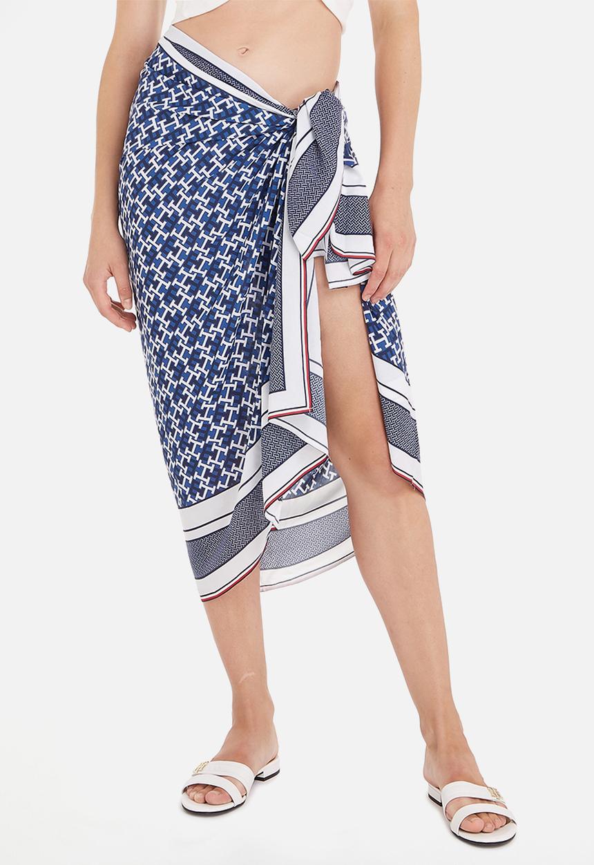 Tommy Hilfiger - Pareo - monogram navy white
