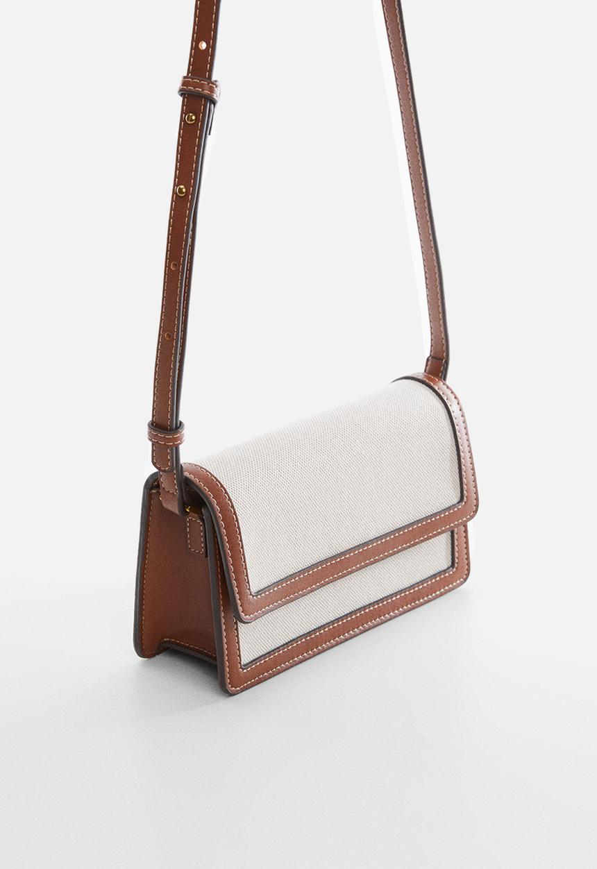 MANGO - Bag german - medium brown