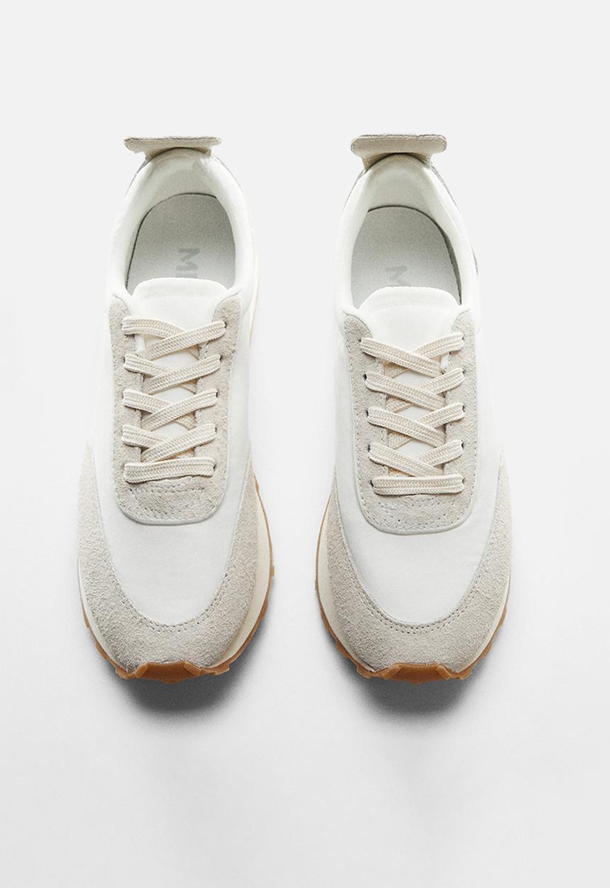 MANGO - Derby sneaker - white