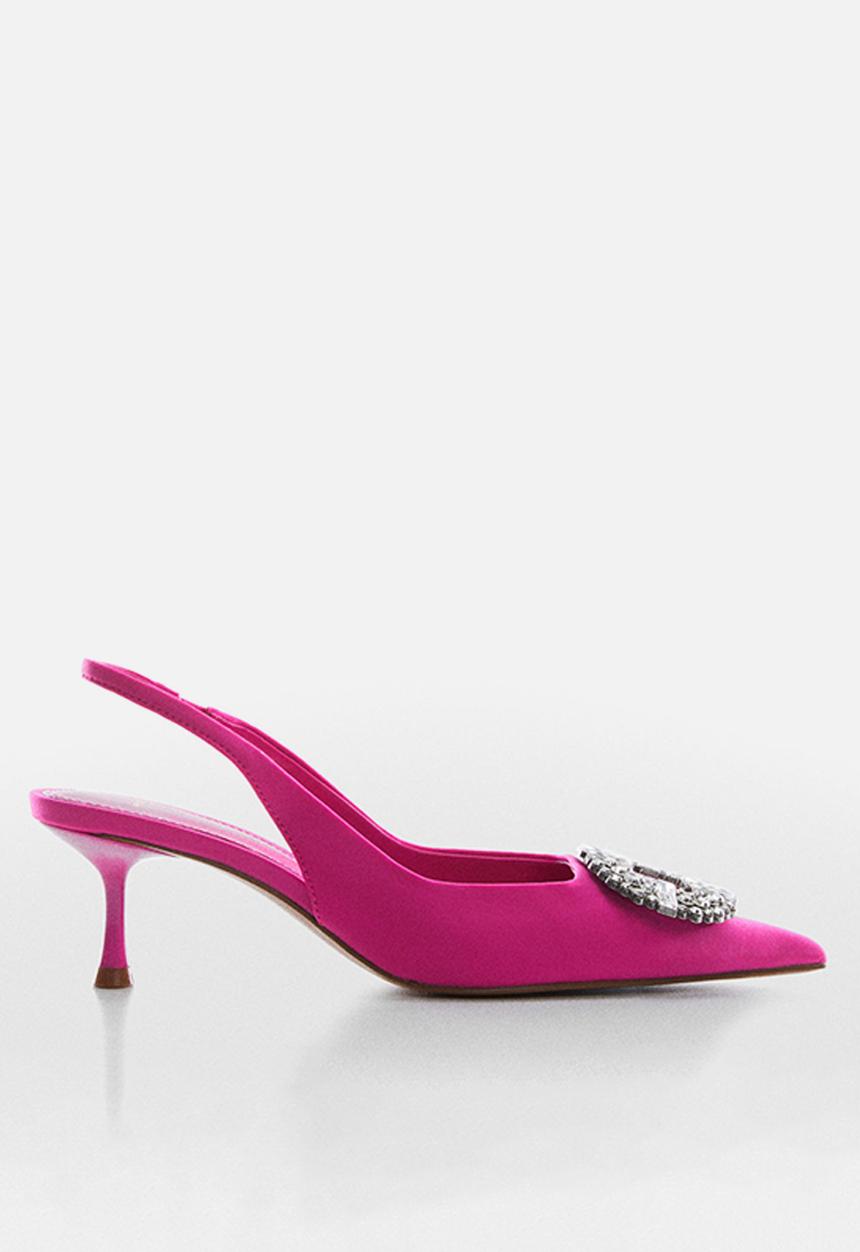 MANGO - Fanda slingback court - bright pink