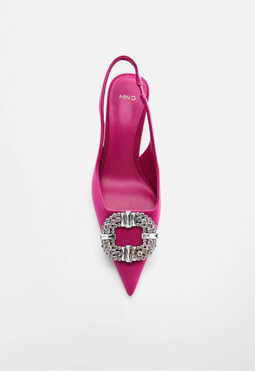 MANGO - Fanda slingback court - bright pink