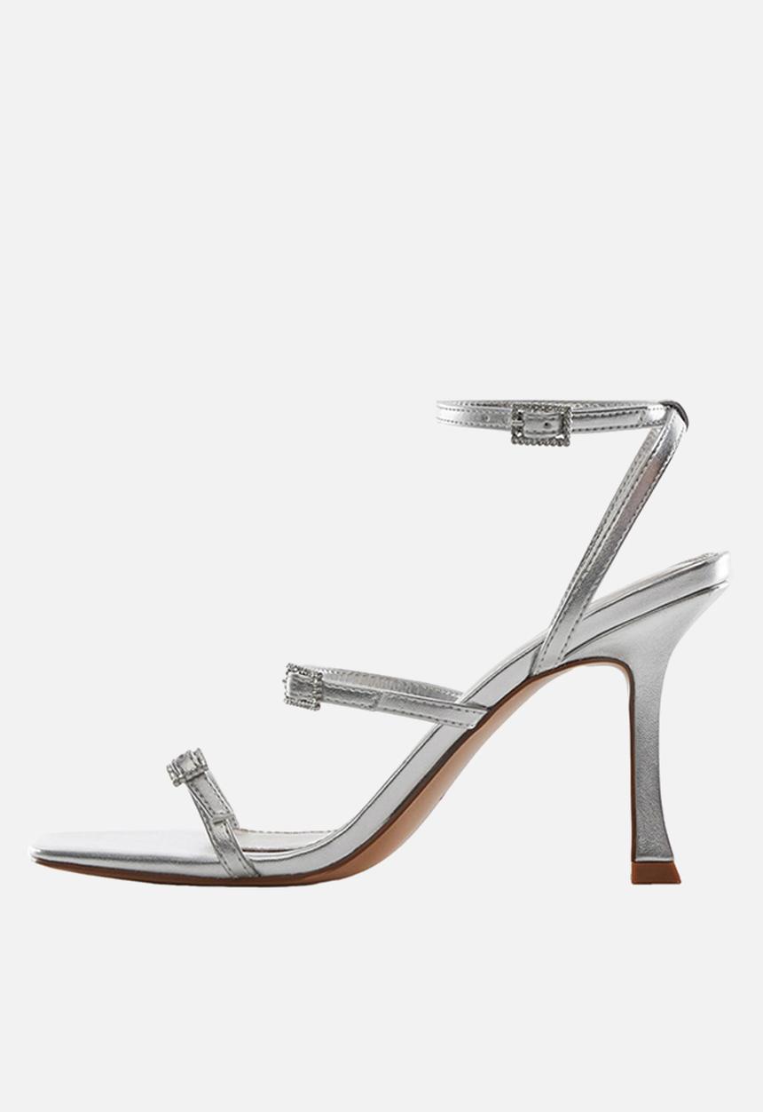 MANGO - Anna sandal - silver