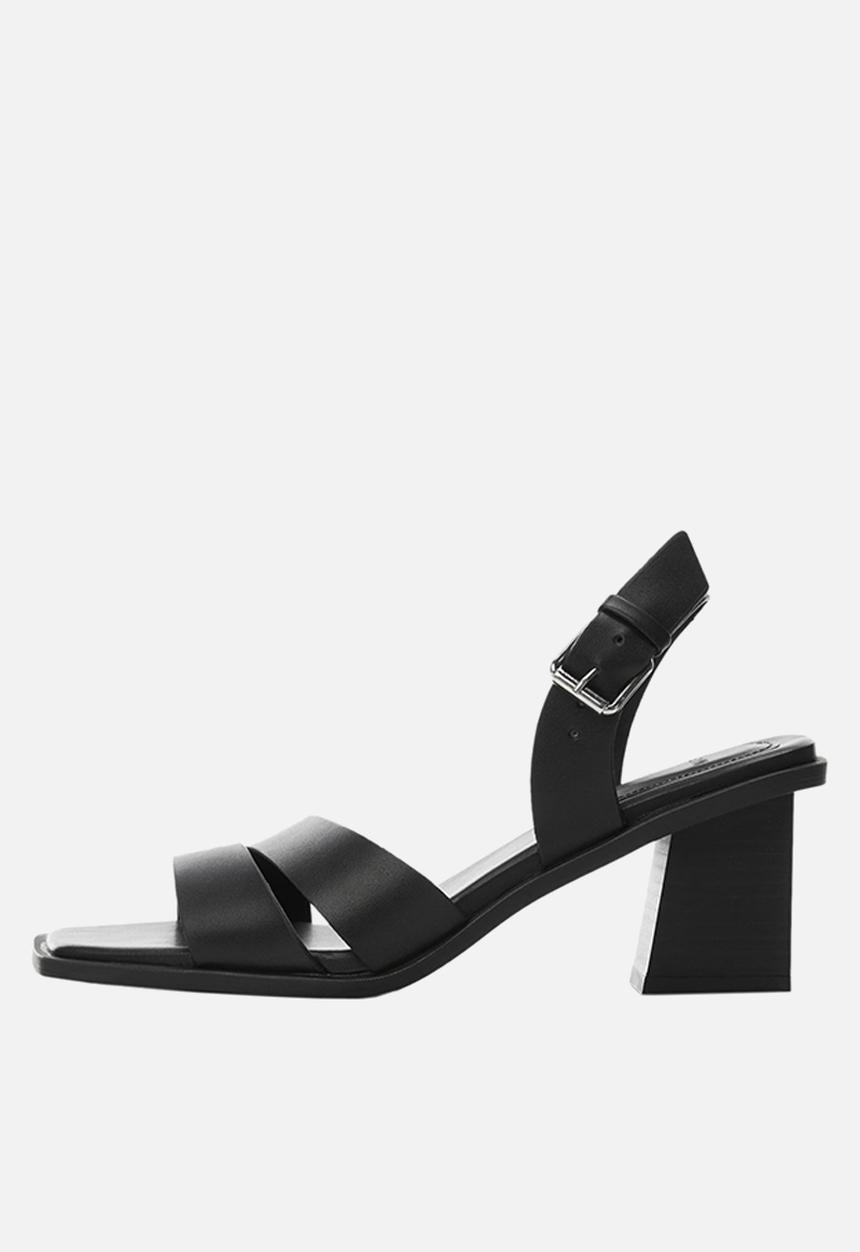 MANGO - Marise blockheel sandal - black