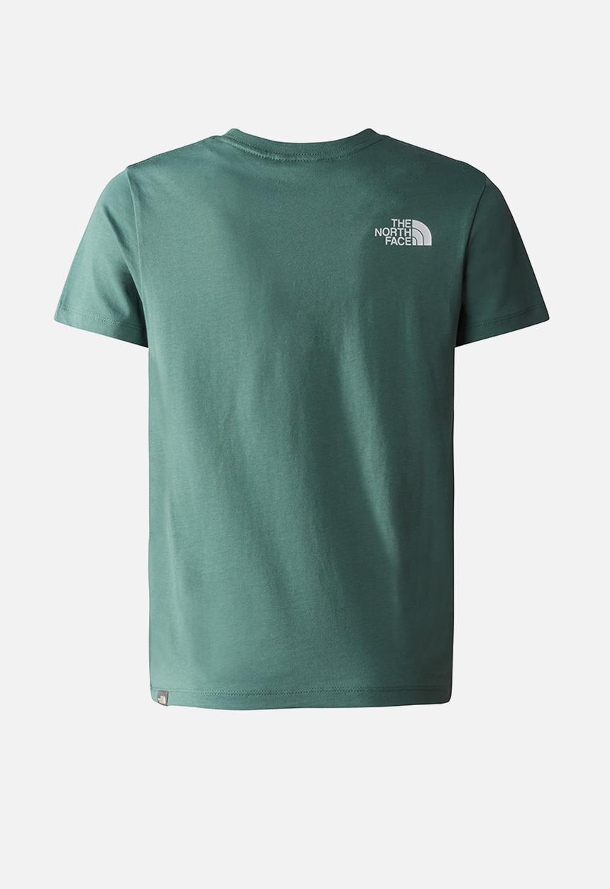 The North Face - Teen short sleeve simple dome tee - green