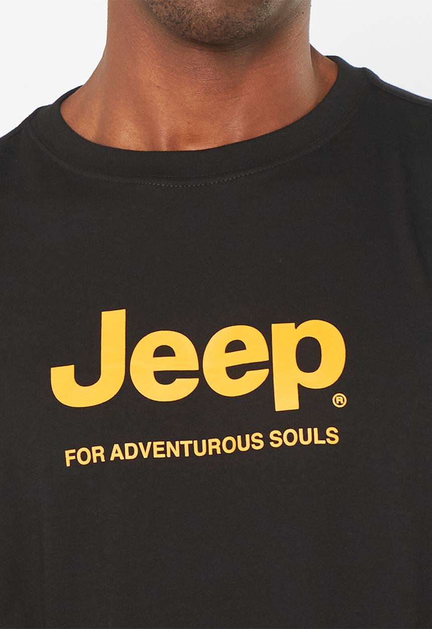 JEEP - Jeep logo print tee - black