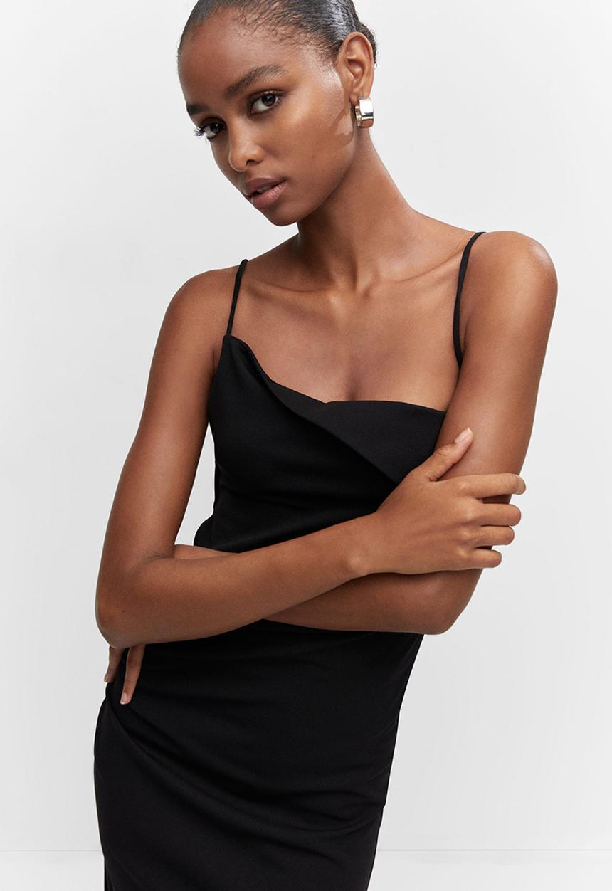 MANGO - Dress picky - black