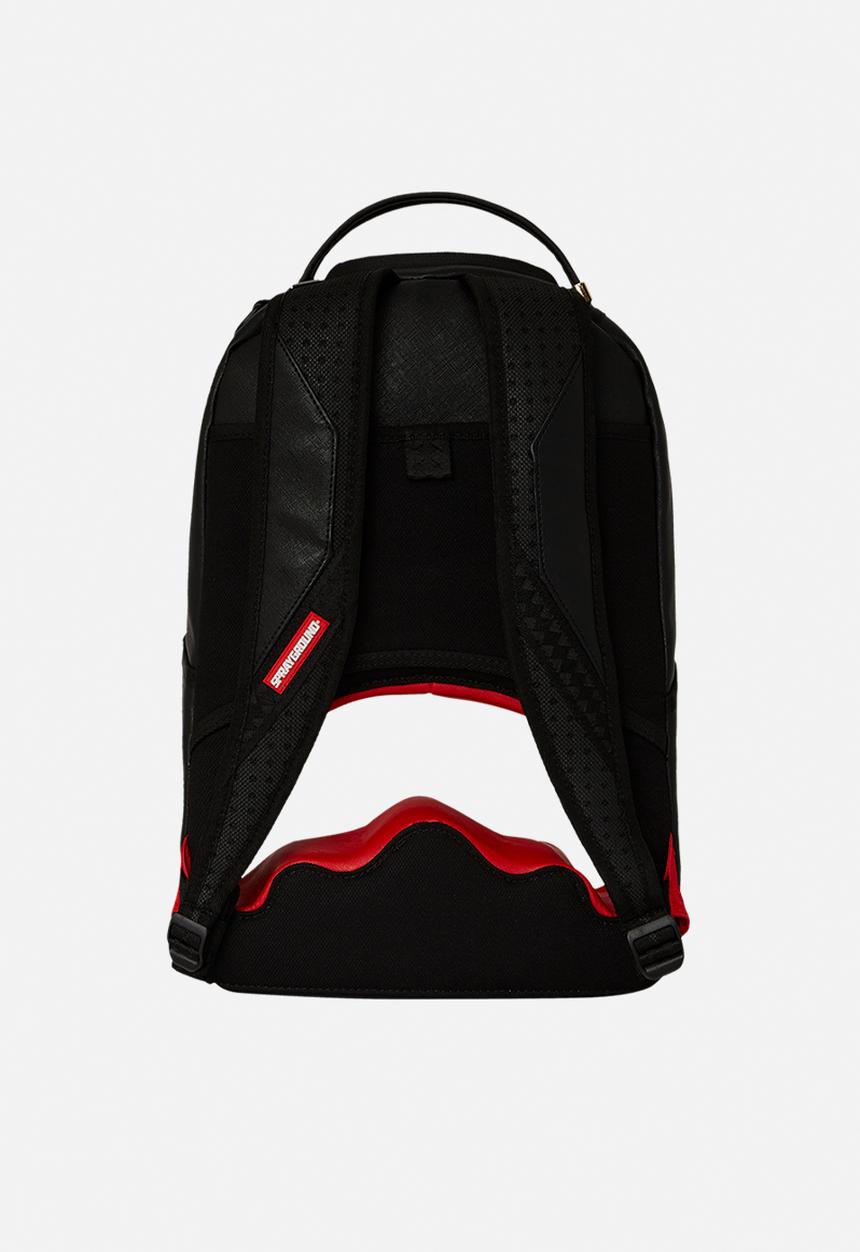 Sprayground - Shark shape thru backpack - black/red