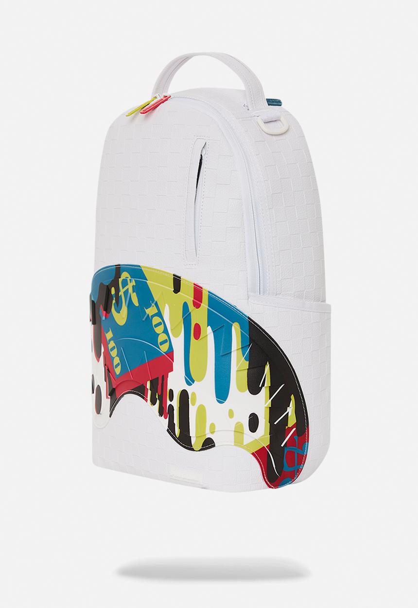 Sprayground - Shark trip dlxsv backpack - white/multi