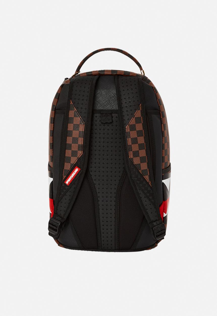 Sprayground - Sip side sharks dlxsv backpack - brown