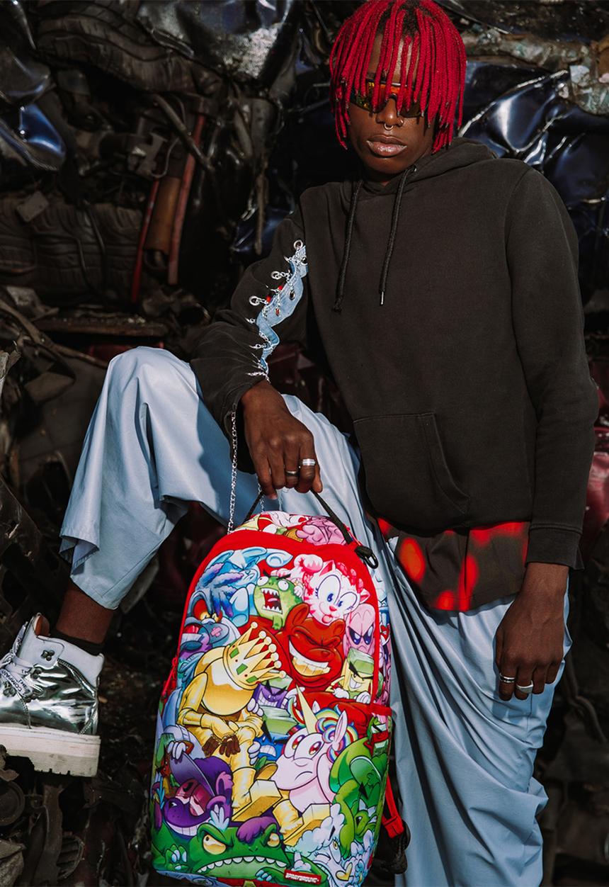 Sprayground - Sg characters going ham smashed dlxsr backpack - multi