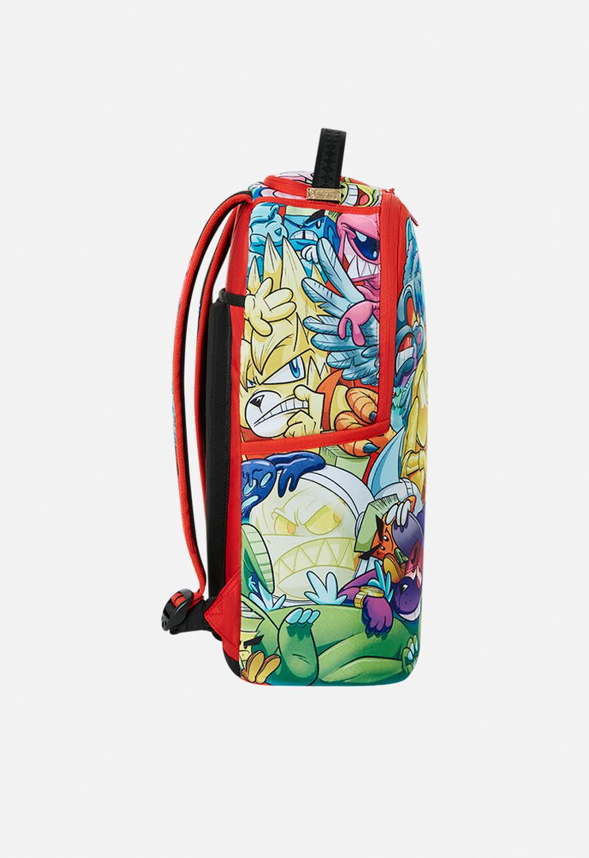 Sprayground - Sg characters going ham smashed dlxsr backpack - multi