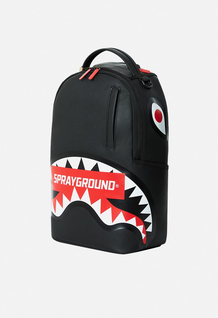 Sprayground - Shark central sg logo black core backpack - black