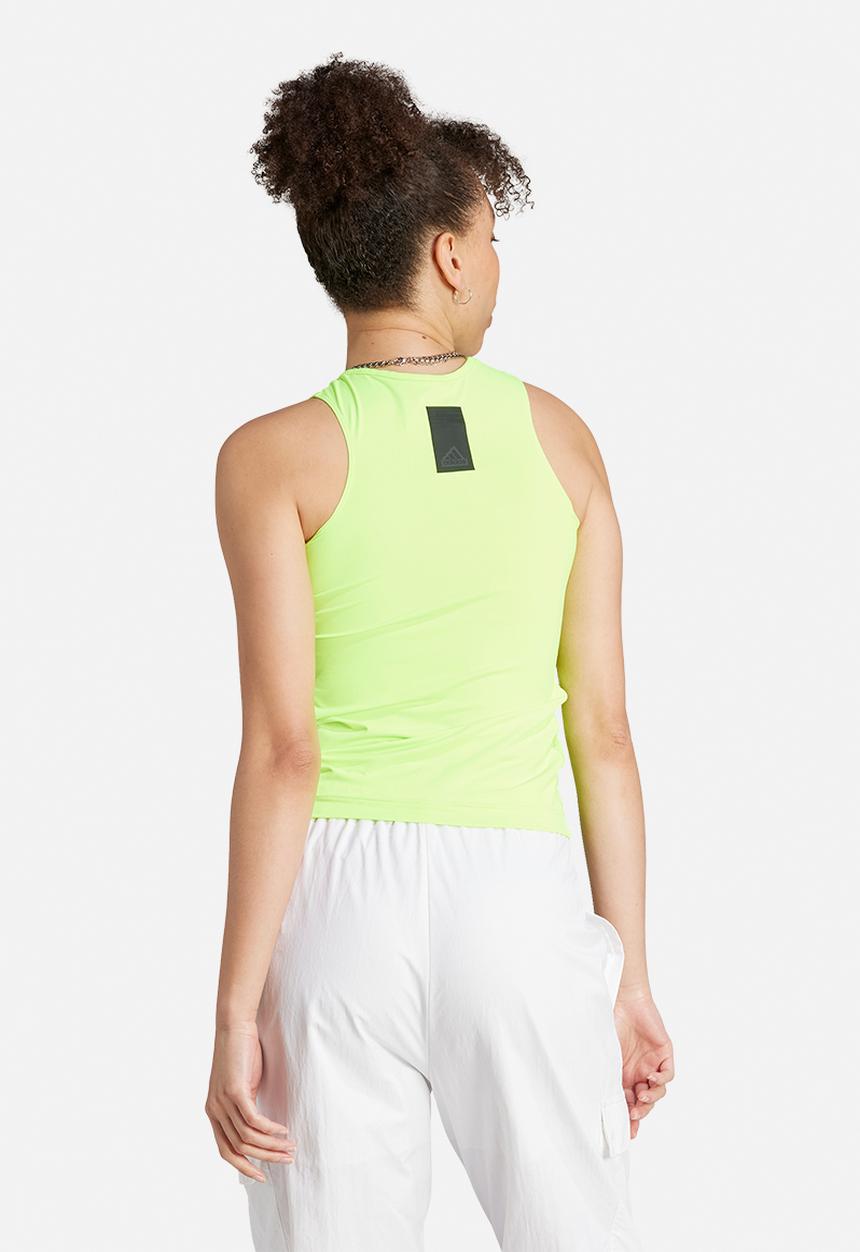 adidas Performance - W city escape sleeveless tee - lucid lemon