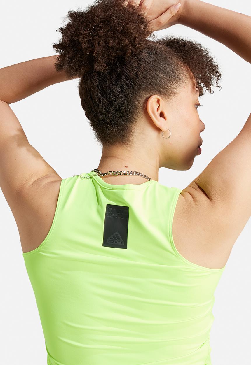 adidas Performance - W city escape sleeveless tee - lucid lemon