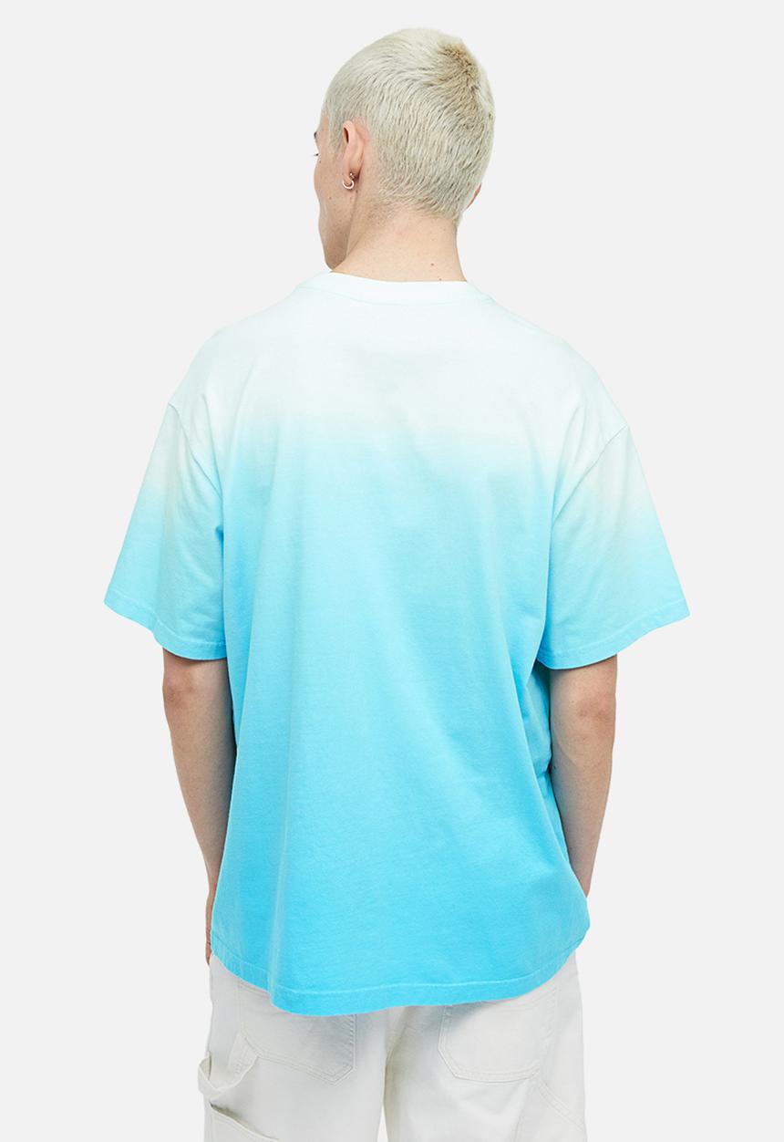 H&M - Relaxed fit printed T-shirt - light blue/jaws