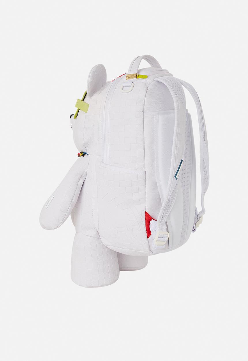 Sprayground - Shark trip moneybear backpack - white/multi