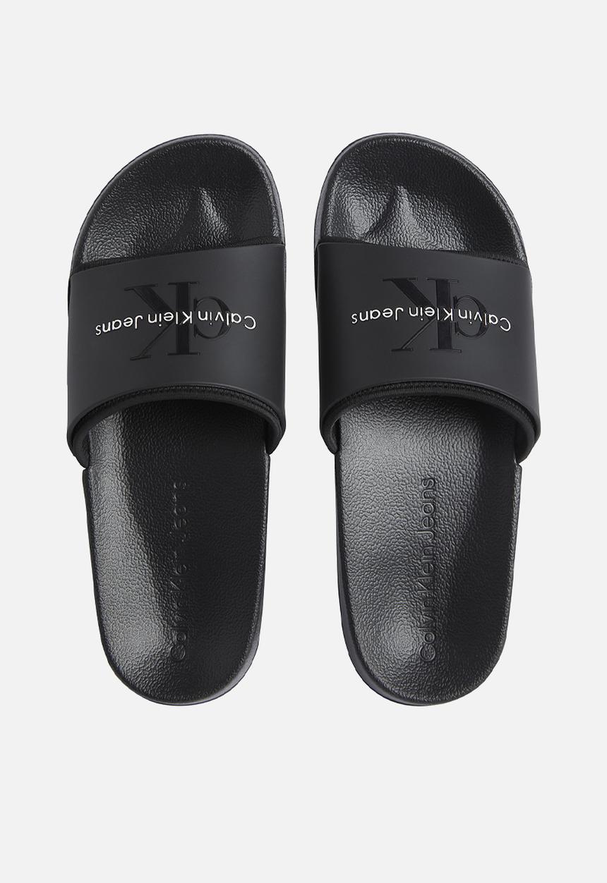 Calvin Klein - Slide monogram tpu - black