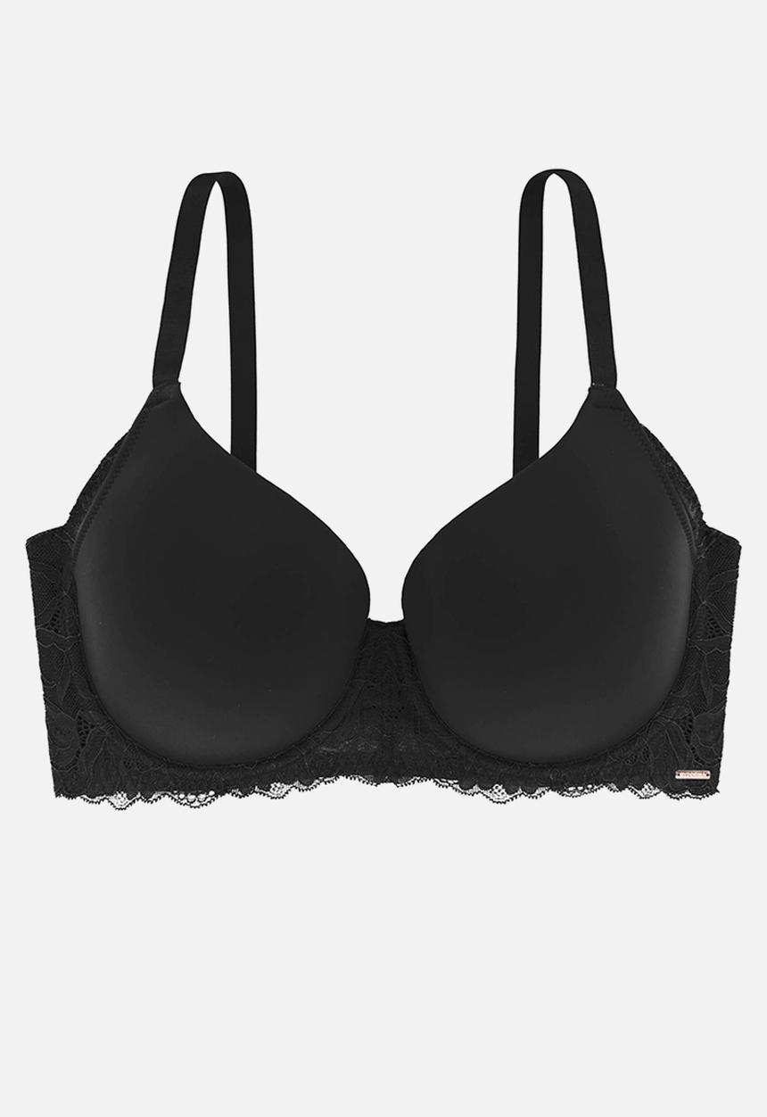 DORINA - Avery light padded demi - black