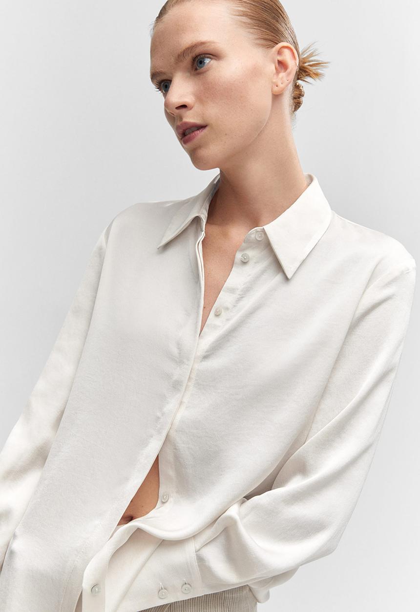 MANGO - Shirt Ideale - Natural