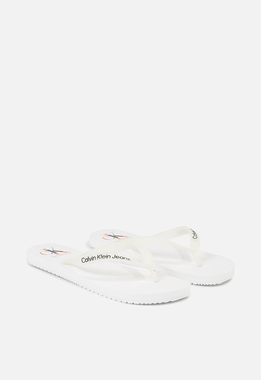 Calvin Klein - Beach sandal logo - white