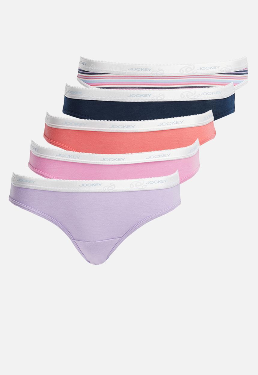 Jockey - 5 pack printed bikini - multi