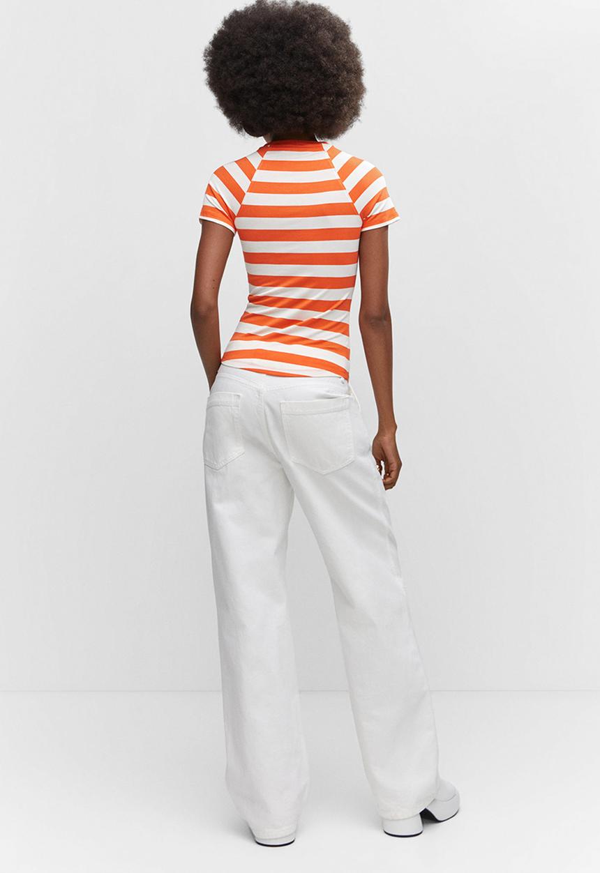 MANGO - T-shirt chick - orange