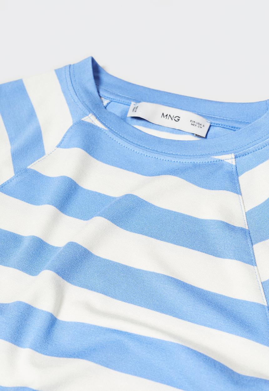MANGO - T-shirt chick - medium blue
