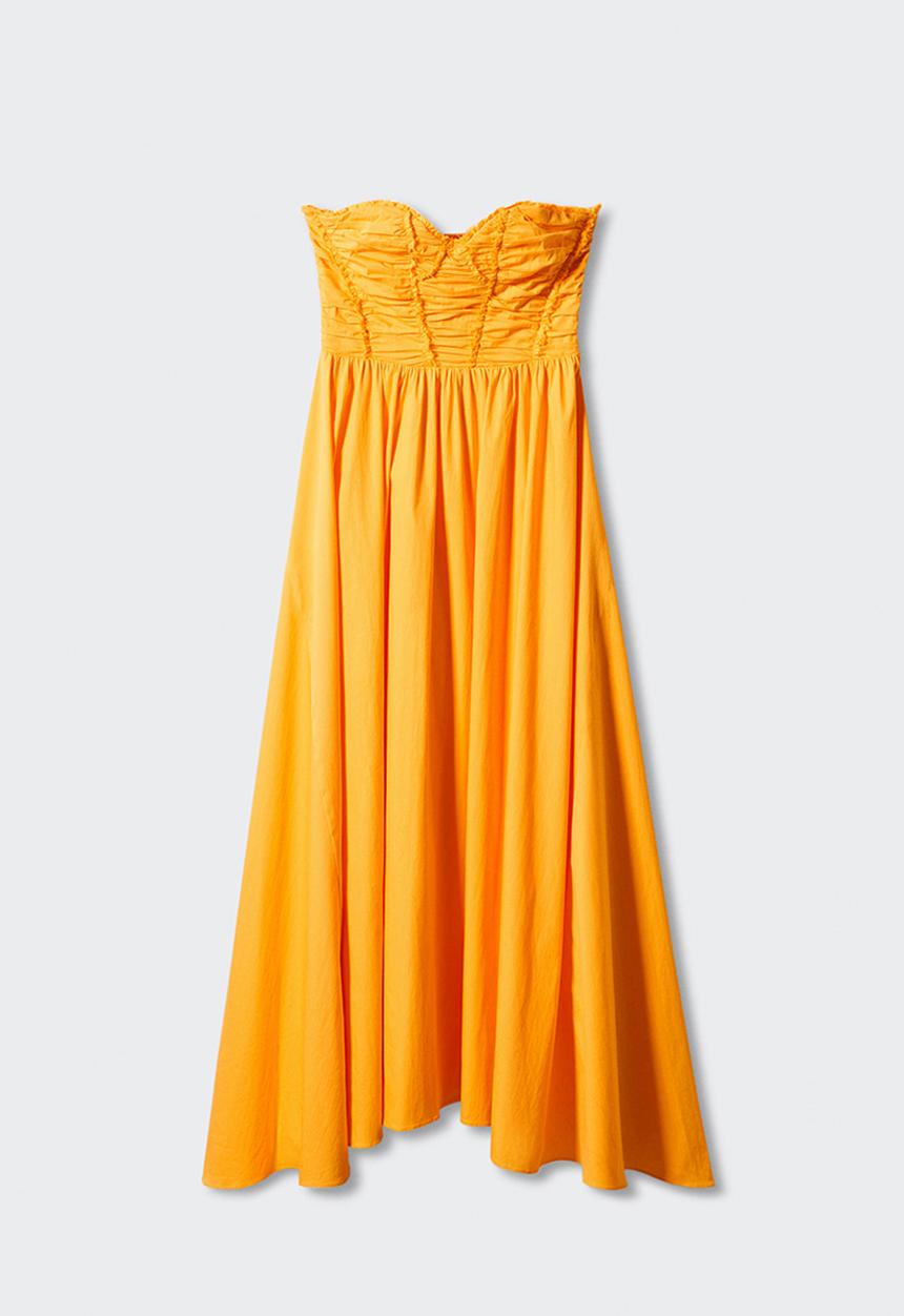 MANGO - Dress rita - orange